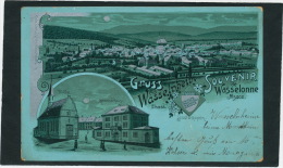 Gruss Aus WASSELNHEIM - Souvenir De WASSELONNE - Panorama - Kirche - Gemeindehaus - Stadtwappen (1904) - Wasselonne