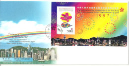 Hong-Kong. Premier Jour De L´Administration Autonome Sur Le Territoire.1 Juillet 1997.(Hong-Kong Special Administration) - Storia Postale