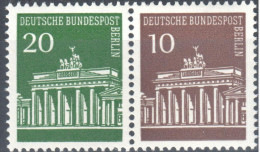 Germany - Berlin 1966 Mi W  41 ** - Siehe Scan - Zusammendrucke