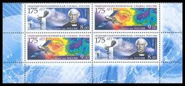 RUSSIA 2009 Stamp MNH ** VF HYDROMETEOROLOGY METEO Climate SPACE ESPACE COSMOS KUPFER GEOPHYSICS GEOPHYSIQUE 1316-17 - Blokken & Velletjes