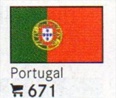 Set 6 Flaggen-Sticker Portugal In Farbe 7€ Zur Kennzeichnung Von Alben + Sammlungen Firma LINDNER #671 Flag Of Republik - Accessories