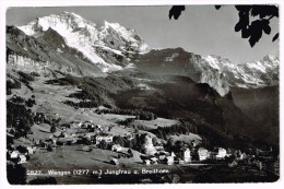 I1787 Wengen - Jungfrau Und Breithorn / Viaggiata 1959 - Wengen