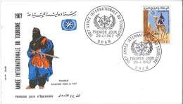 FDC Algérie - Année Internationale Du Tourisme - Oran - 1967 - Algeria (1962-...)