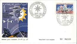 FDC Algérie - Veille Météorologie Mondiale - Oran - 1967 - Argelia (1962-...)