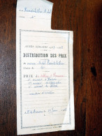 Distribution Des Prix à MONT DE MARSAN Le 29 Juin 1958 - Diplomi E Pagelle