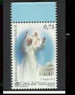 VATICANO-2011- BEATIFICAZIONE GIOVANNI PAOLO II - UN.1565 - Unused Stamps