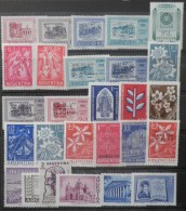 M869.-.ARGENTINA, 1960-1961.-.  MI # : 735 / 786  , NICE LOT MH / USED .  CAT VAL: 14 € - Oblitérés