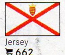 Set 6 Flaggen-Sticker Jersey In Farbe 7€ Zur Kennzeichnung Von Alben+ Sammlungen Firma LINDNER #662 Flag Isle Of Britain - Zubehör