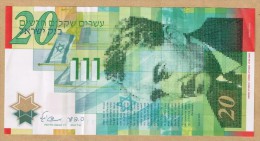 RARE 20 ISRAEL NEW SHEKEL 2008 NOTE *** 60 YEARS ANNIVERSARY *** POLYMERE - Israël