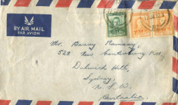 (565) New Zealand To Australia Cover - 1950's - Brieven En Documenten