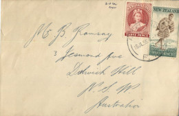 (565) New Zealand To Australia Cover - 1955 - Briefe U. Dokumente