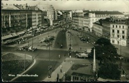 21.8.1958 Wien Mariahilferstrasse Regent Schuhe LKW Fragama Schlüpfer Auto Optiker Sw - Ringstrasse