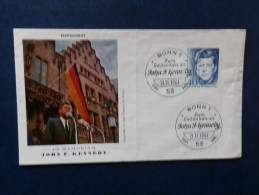 39/629    FDC.  ALLEMAGNE  PLI - Kennedy (John F.)