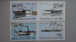 New Zealand 893/6 Maximumkarte MK/MC, ESST, Alte Fährschiffe - Brieven En Documenten