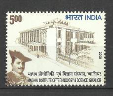 INDIA, 2008, 50th Anniversary Of Madhav Institute Of Technology And Science, MNH, (**) - Neufs