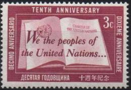 ONU UNO NEW YORK ** MNH Poste  35 Charte Des Nations-Unies ( 11,10 €) - Neufs