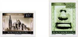 HUNGARY-2013. Tourism - Cathedral In Szeged And House Of Spring-well In Orfű MNH - Ungebraucht