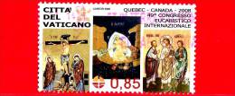 VATICANO  - 2008 - 49º Congresso Eucaristico Internazionale - 0,85 € • Crocifissione, Resurrezione E Discepoli Di Emmaus - Gebraucht