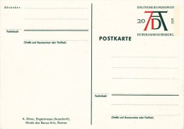 BRD 1971 GANZSACHE DÜRER ENGELMESSE - Engravings