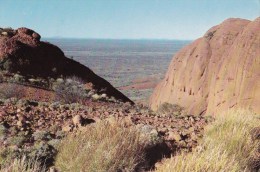 Looking Towards Peterman Ranges From Katatjuta Lookot, Olgas - Aldette No. 26, Posted Alice Springs 1980 - Uluru & The Olgas