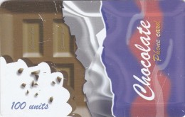 Norway,  Prepaid Card J, Chocolate, 100 Units, 2 Scans.   Also Denmark, Sweden, Finland And Czech Rep. - Norwegen