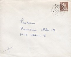 Denmark Brotype ØSTERVANG 1969 Cover Brief To KØBENHAVN V. König Frederik IX. Stamp - Lettres & Documents