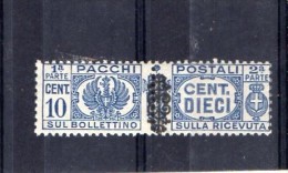 1945 LUOGOTENENZA PACCHI POSTALI 10 CENT NUOVO MNH ** - Colis-postaux