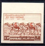 Dubai ;1963   ; N°Y : 20   ;  N ** , Non Dent.   , ; "Chamelier " ; Cote Y:      E. - Dubai