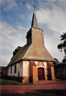 80.  HORNOY LE BOURG HAMEAU BEZANCOURT.   CARTE PHOTO.   L'EGLISE.  GROS PLAN.  EXEMPLAIRE UNIQUE. - Hornoy Le Bourg