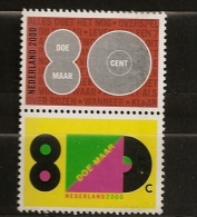 Pays-Bas Nederland 2000 N° 1775 / 6 ** Timbres, Surprise, Musique, Pop, Doe Maar, CD, Disque, Vinyle, Compact Disque - Unused Stamps