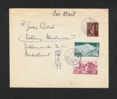 Japan Cover 1955 Fukuoka To Germany - Cartas & Documentos