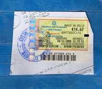 Italia - Marca Da Bollo Telematica  € 14,62  -  Datata  30/12/2009. USATA - Revenue Stamps