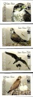 Kyrgyzstan - 2009 - WWF  - Falcon - Mint Imperforate Stamp Set - Kirghizistan