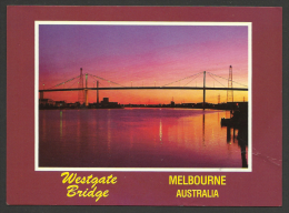 Australia, Melbourne, Westgate Bridge At Sunset. - Melbourne