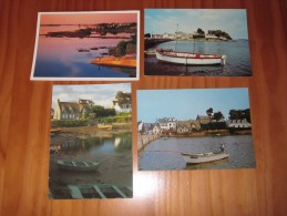 Lot 243 -- 4 Cartes Sur  Belz Saint Cado - Etel