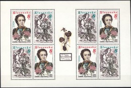 ##Slovakia 1996. [60] EUROPE/CEPT. Famous Women. Sheetlet. Michel 250-51. MNH(**) - Blokken & Velletjes