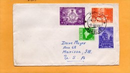 India Old Cover Mailed To USA - Lettres & Documents