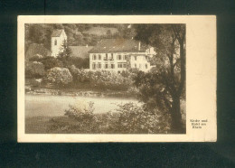 Suisse AG - Mumpf - Kirche Und Hotel Am Rhein ( Hotel Soolbad Zur Zonne Ed. BruggenA. G.) - Brugg