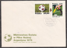 Poland 1978 Mi# 2557-2558 Sport Championship Football FDC 2.4 - FDC