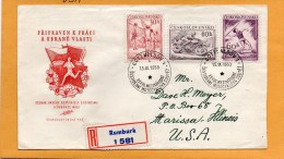 Czechoslovakia 1953 FDC - FDC