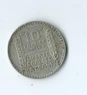 10 Francs Type Turin Année 1934 Argent - 1795-1799 Direktorium