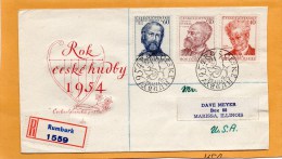 Czechoslovakia 1954 FDC - FDC