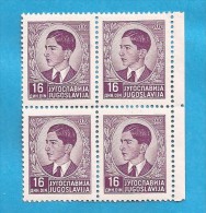 1939 293-07 JUGOSLAVIJA KING PETAR II FREIMARKEN MNH - Ungebraucht