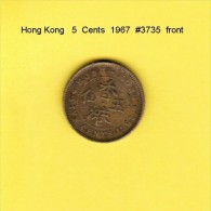 HONG KONG    5  CENTS  1967  (KM # 29.1) - Hong Kong