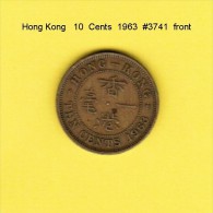 HONG KONG    10  CENTS  1963  (KM # 28.1) - Hong Kong