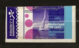 Pays-Bas Nederland 2001 N° 1824 ** Rotterdam, Capital Européenne De La Culture, Europe, Pont, Erasme, Autoadhésif, Meuse - Neufs