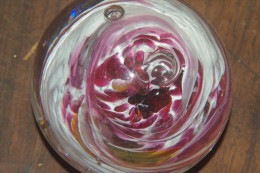 SULFURE Ancienne BOULE PRESSE PAPIER - Glas & Kristall