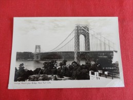 New York City > George Washington Bridge--RPPC   Not Mailed - Ref 1150 - Ponti E Gallerie