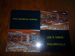 BC7-4-60 Philippeville Carte Publicité Les 4 Vents Café Brasserie Dancing - Philippeville