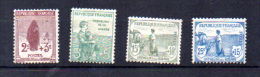 Orphelins  Yv. 148 / 151*, Cote 160 € - Unused Stamps